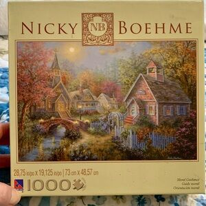 Autumn Village 1000-Piece Jigsaw Puzzle - Cream